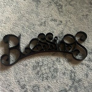 Black Wall Decor Sign - Blessings